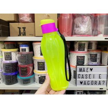 Imagem de Garrafa Eco Tupper Plus 500 ml Amarela Fluo - Tupperware