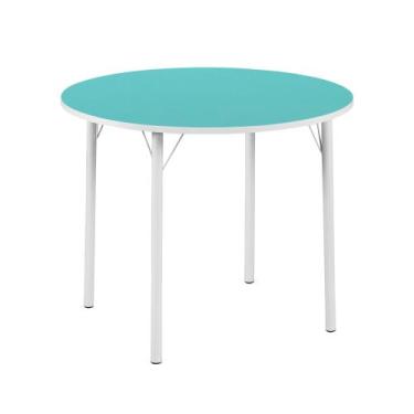 Imagem de Mesa Redonda Juvenil Acqua Diâmetro 880mm - SchoolCenter