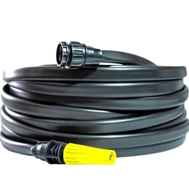 Imagem de Mangueira Antitorção 50M Resistente e Reforçada Preta para Jardim(5 METROS)