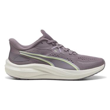 Imagem de PUMA Tênis de corrida masculino, Plum Jam branco quente lilás esmagado leve efervescente, 11 Women/9.5 Men
