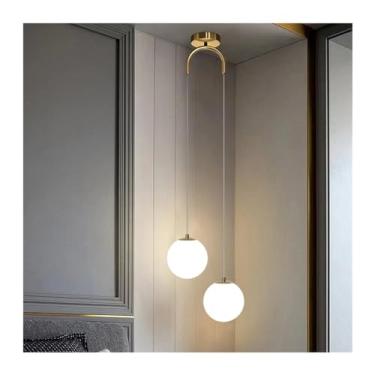 Imagem de Luminária pendente LED escandinava para sala de jantar, quarto, cabeceira, sala de jantar, bar, lustre decorativo, lâmpadas de lustre