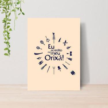 Imagem de Quadro Decorativo Umbanda A4  Placa MDF - Lomi Art, UMB20