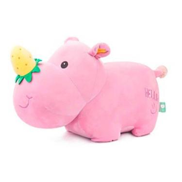 Imagem de Brinquedo de pelúcia Rhino Plush Fruit com nariz rosa para todas as idades