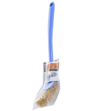 Imagem de Escova de vaso sanitário simples criativa sem becos sem saída escova de limpeza de cabo de plástico macio escova de vaso sanitário escova de vaso sanitário e suporte