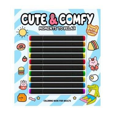 Imagem de Cute & Comfy New Edition - Moments To Relax - Livro De Colorir Adulto