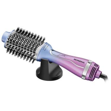 Imagem de Escova Secadora Mondial Juliette ES-JU-03 - 1200W - Bivolt - Rosa e Az