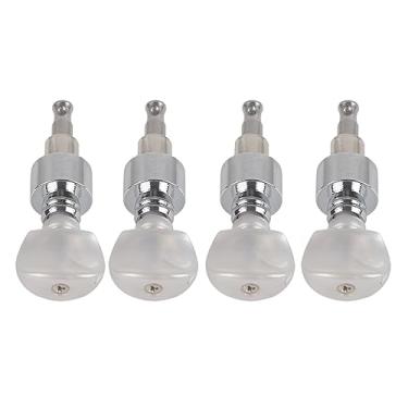 Imagem de RiToEasysports Afinador de Máquina Com Engrenagem de Banjo Pegs Perolados - Construção Superior Em Liga de Zinco - Mantenha a Afinação Perfeita do Instrumento Conjunto de 4 Peças para Afinação Com