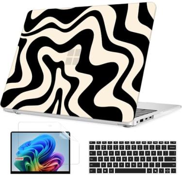 Imagem de B BELK Capa para Microsoft Surface Laptop 15 polegadas Touchscreen Copilot+PC 2024 (7ª edição) Modelo: 2037, capa rígida de plástico + capa de teclado + protetor de tela para Microsoft Surface de 15
