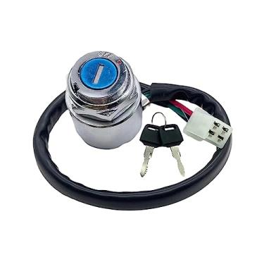 Imagem de Interruptor de ignição de chave de pino de 4 fios para moto Go Kart ATV Quad Dirt Bike Scooter