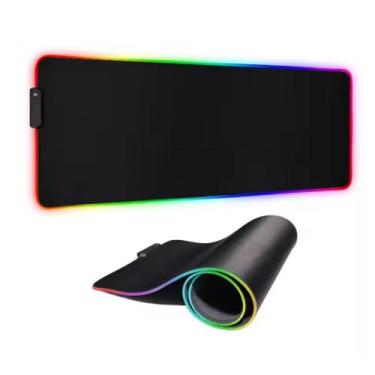 Imagem de Mouse Pad Gamer Com Led - Level Up