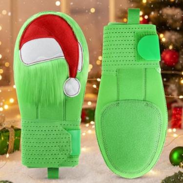 Imagem de Soulchen Luva deslizante de beisebol de Natal, luvas deslizantes de Natal para adultos, acessórios de proteção de softball, acessórios e equipamentos de proteção, mãos esquerdas/direitas, proteção