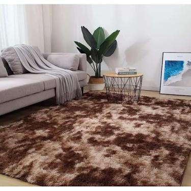 Imagem de Tapete 2x3m: Conforto e Decoração para sua Sala e Quarto (Marrom Mesclado)