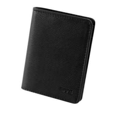 Imagem de Carteira de Couro Legítimo Preto Anti Furto São Paulo 1992 - Mariart