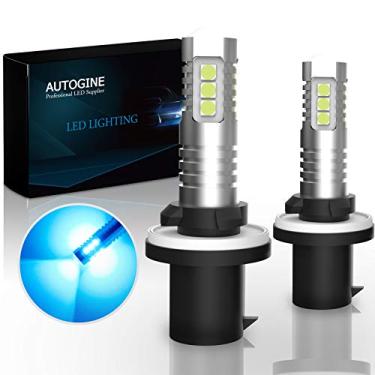 Imagem de AUTOGINE Lâmpadas de neblina de LED 880 899, 2000 lúmens extremamente brilhantes 3030-SMD 892 886 890 lâmpadas de LED com projetor para carros de motocicleta, caminhões, SUV, faróis de neblina DRL (8000K azul gelo)
