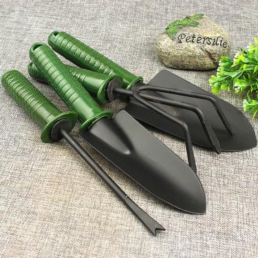 Imagem de Conjunto de 4 mini ferramentas de jardim para suculentas, bonsai e plantas pequenas, kit de jardinagem unissex