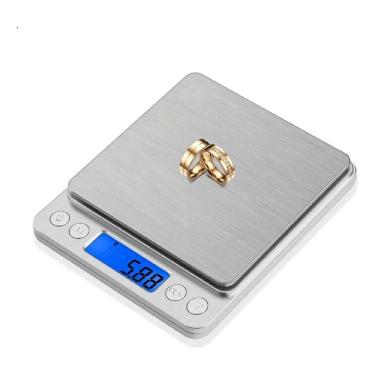 Imagem de 10X Mini Balança Digital De Cozinha Alta Precisão 0,1G Até