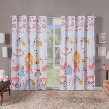 Imagem de Cortina Infantil Estampada Blackout 2,80X 2,20 para Quarto, Criança, B