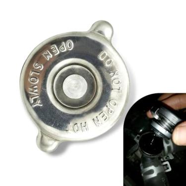 Imagem de Shakas Tampa do radiador, design de terminal fácil de operar, tampa de tanque selada de metal à prova de ferrugem 16PSI, acessórios de modificação de substituição padrão, universal para a maioria dos
