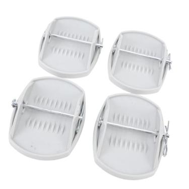 Imagem de Zerodis Jack Pads Set Acessórios Pino de Aço Inoxidável para Estabilidade e Proteção de Trailer Rv Em Terreno Macio Jack Pads Set Anti Sink Support Com Outros Veículos (Cinza)