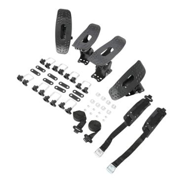 Imagem de oshhni Suporte de teto removível e ajustável para caiaque, com montagem superior em travessas para carros, SUVs e caminhonetes. Ideal para transportar