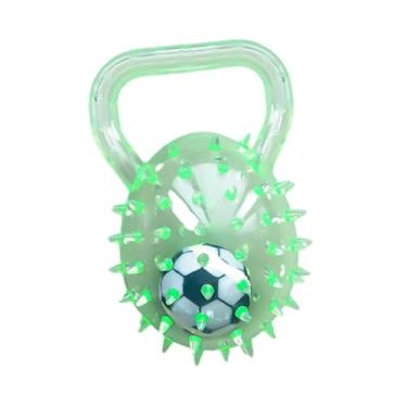 Imagem de ShengQuanHao Bola de Borracha com Espinhos, Divertida, Ideal para Cães Entediados E para Aliviar a Tédio, Perfeita para Brincar de Morder Ou Jogar Futebol, Verde