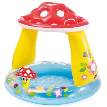 Imagem de Piscina Inflável Bebes Infantil Cobertura Cogumelo - Intex