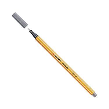 Imagem de Caneta Ponta Fina – STABILO point 88 – Caixa com 10 unidades – Cinza Escuro