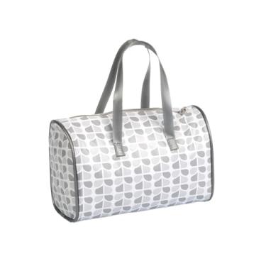 Imagem de Bolsa Térmica Báu Impermeável, 2 Tamanhos (8L/15L), Alças Reforçadas, para Academia, Viagens e Esportes (Cinza Assencio, 15L)