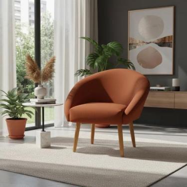 Imagem de Poltrona Decorativa Para Sala Recepção Manicure Consultório Stella Sue