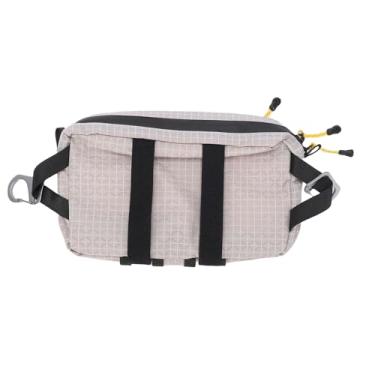 Imagem de SPYMINNPOO Bolsa de Cintura Esportiva, Pochete à Prova D'água Com Alça Ajustável, Bolsa Tipo Estilingue para Caminhadas de Grande Capacidade para Mulheres e Homens (Cinza)