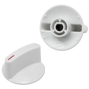 Imagem de 2 unidades WH1X2721 botão de secador, compatível com peças de máquina de secar Hotpoint GE da FreeCat, substitui AP2044893 123C7931 EA271094 PS271094