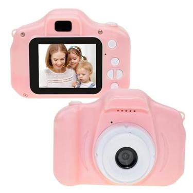 Imagem de Camera Infantil Digital Filmadora Mini Maquina Fotografa E Filma Tira Foto De Verdade (Rosa)