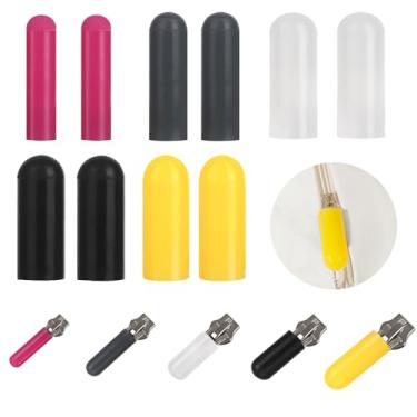 Imagem de Capas de silicone com cabeça de zíper – evitam arranhões e ruídos na lavadora/secadora, seguro para tecido de alta temperatura, fácil de usar (rosa (4 pacotes), nº 3)