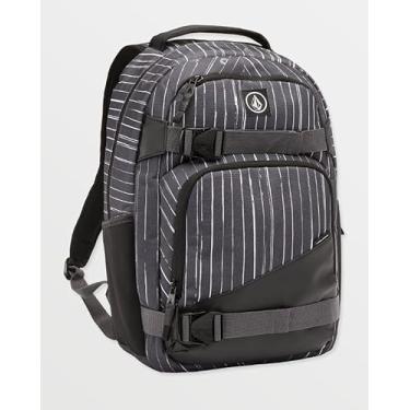 Imagem de Volcom Mochila de skate Grindstone 23L, cinza azul