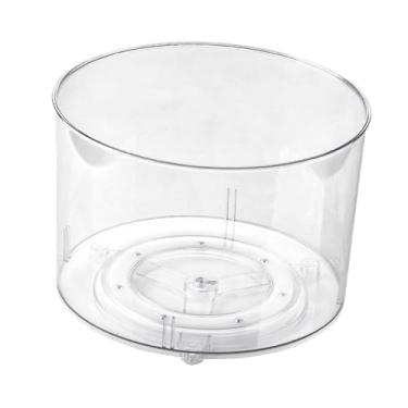 Imagem de Generic Aquário de mesa, aquário circular, área de incubação, rampa de aquecimento para anfíbios, caixa de alimentação para doméstico, transparente para, Sem Divisórias