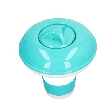 Imagem de Dispensador Químico Automático para Piscina Acessório de Limpeza Pp Produtos Flutuantes Alimentador Otimizador Flutuador Lagoon Dosador Azul Cloro Cloro
