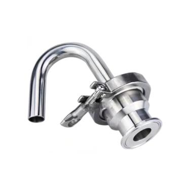 Imagem de Braçadeira de 3/10.2 cm OD 50,5 mm Válvula de escape esfera flutuante Tri-Clamp Aço inoxidável 316