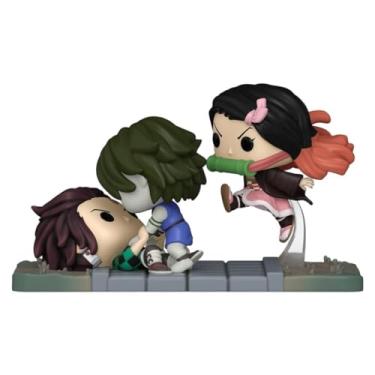 Imagem de Pop Funko 1419 Demon Slayer Tanjiro & Nezuko Vs Temple Demon