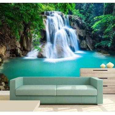 Imagem de Papel de Parede Painel Fotográfico Cachoeira 3D 3M² na 043 - Voce Deco