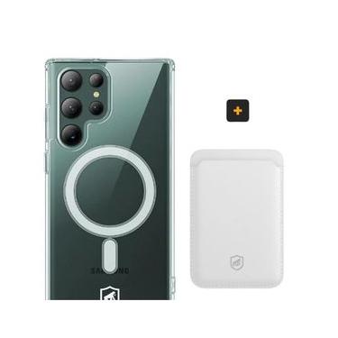 Imagem de Kit Magsafe - Capa case capinha e Carteira para Samsung Galaxy S22 Ultra - Gshield