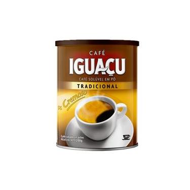 Imagem de Café Solúvel em Pó Tradicional Iguaçu Lata 200g