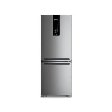 Imagem de Refrigerador Brastemp Inverse Frost Free A+++ 447 Litros Inox com Smart Flow e Fresh Box - BRE57FK
