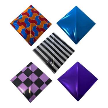 Imagem de Raia Laminada Flechinha 35x35cm C/20 Unidades Cor:Variadas - ARV, Vari