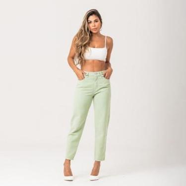 Imagem de Calça Mom Feminina Sarja Zune-Feminino