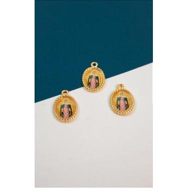 Imagem de Pingente Religioso Nossa Senhora das Lágrimas em Ouro 18k - 01 Unidade