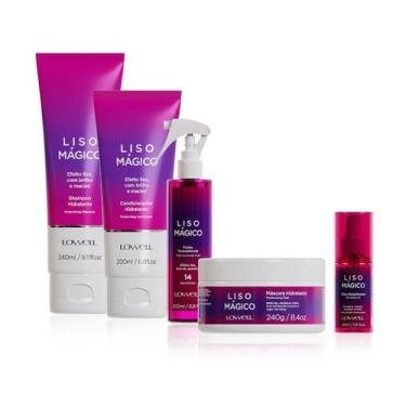 Imagem de Lowell Liso Mágico  Kit Completo com 5 Itens para Efeito Liso Perfeito