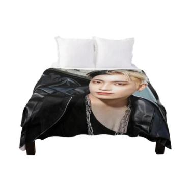 Imagem de Macio fino Cobertor do Lance Xadrez, ATEEZ, HONGJOONG "THE WORLD EP.1: