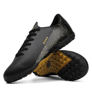 Imagem de GODLARK Chuteiras de futebol masculinas femininas para ambientes fechados, sapatos de beisebol largos, sapatos de rúgbi para adultos, jovens, meninos grandes, pequenos spikes AG TF botas de futebol