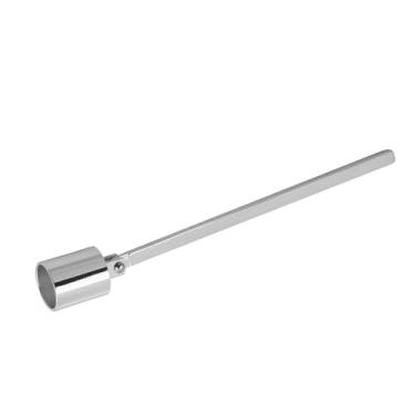 Imagem de Generic Moda Tubo Reto de Aço Inoxidável Em Forma de Vela Snuffer Capa Resistente à Ferrugem Conveniente de Usar (Prata)
