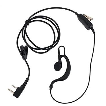 Imagem de KEYBLU Fone de ouvido Walkie Talkie de 2 pinos em formato G compatível com rádio bidirecional Baofeng UV-5R Retevis H-777 RT21 RT22 Arcshell AR-5 (pacote com 2)